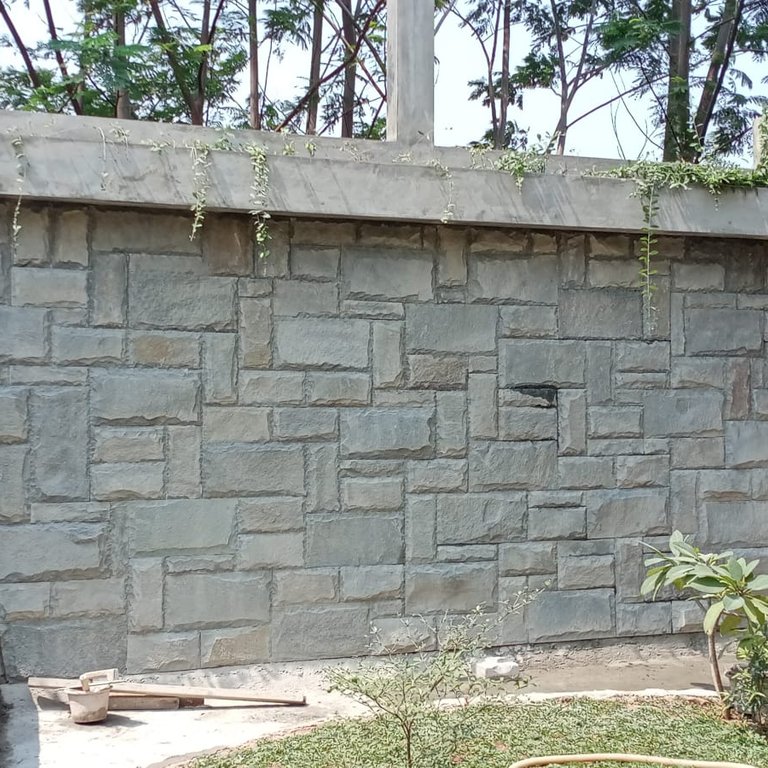 Pemasangan Batu Templek Acak